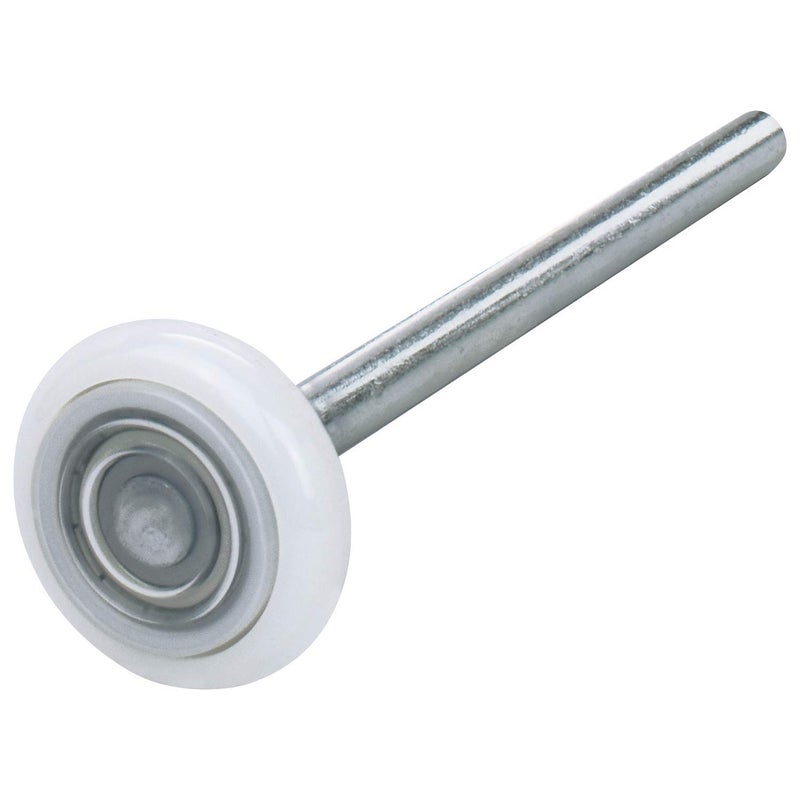 HARDWAREX SUPPLY HardwareX إمدادات بكرات أبواب الجراج محكمة الإغلاق من النايلون 2 بوصة، محامل كروية عالية الأداء 6200ZZ (12 عبوة، ساق 7 بوصة) - Image 2